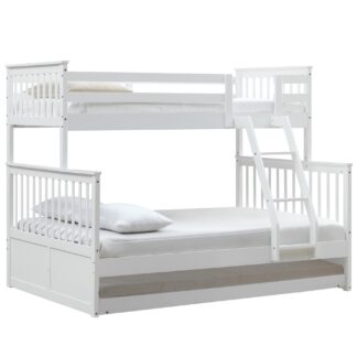 Seattle Single over Double White Bunk Bed