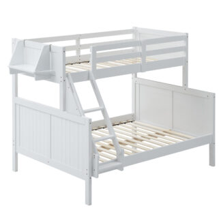Springfield Single over Double Bunk Bed with Shelving & Two Storage Drawers