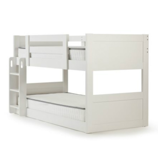 Town & Country Low Line White Single Bunk Bed