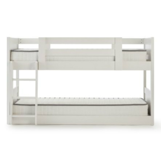 Town & Country Low Line White Single Bunk Bed