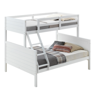 Welling White Bunk Bed - Single over Double