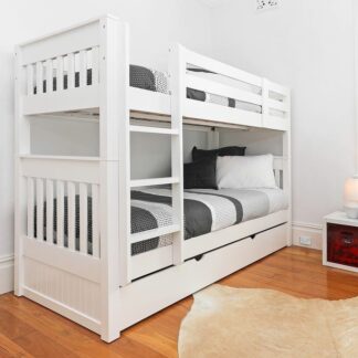 Riley King Single Bunk Bed with Trundle Bed