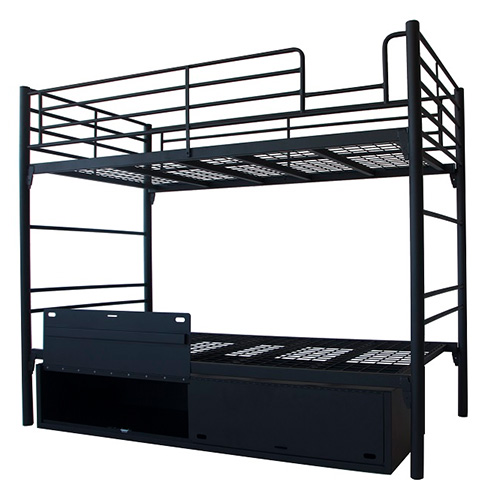 Aussie commercial bunk bed with storage