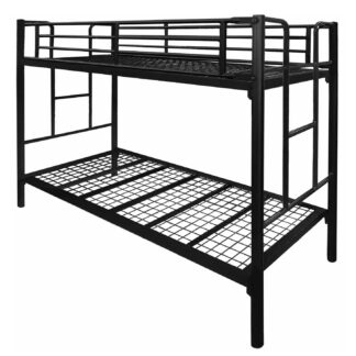 junee commercial bunk bed single black