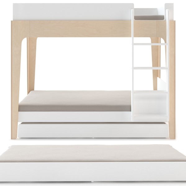 oeuf perch bunk trundle - luxury designer bunk beds