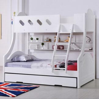 Cloudy Bunk Bed - Single Over Double