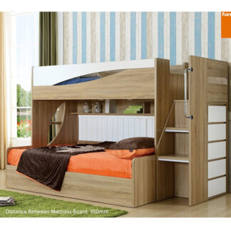 Olive Bunk – Single Over Double Gas Lift Bunk Bed