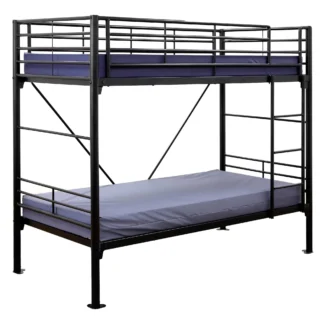 Commercial Bunk Bed King Single - Black - In Stock - Ex. Sydney