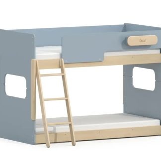 Boori Neat Single Bunk Bed - Blueberry & Natural