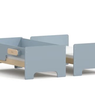 Boori Neat Single Bunk Bed - Blueberry & Natural